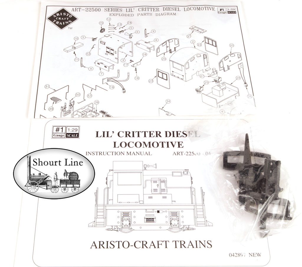 G SCALE ART-22501 Lil-Critter Diesel PRR Pennsylvania Loco NEW docs