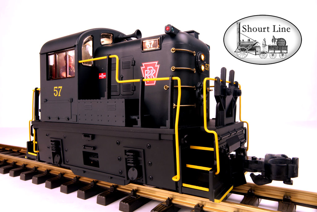 G SCALE ART-22501 Lil-Critter Diesel PRR Pennsylvania Loco NEW - Front Left view