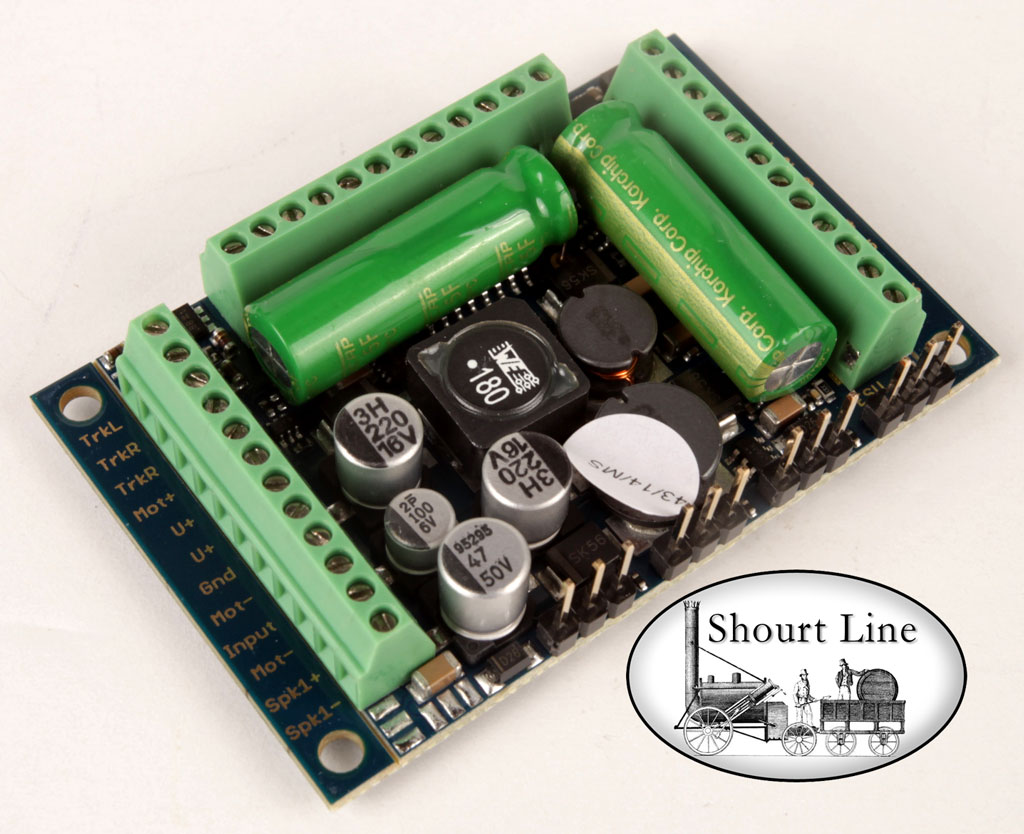 LokSound XL V4.0 Analog & DCC/MTS Digital 12 Watt Sound, 4Amp Motor, 12ea .5Amp Output, 4 Servo Output Decoder w screw terminal connectors