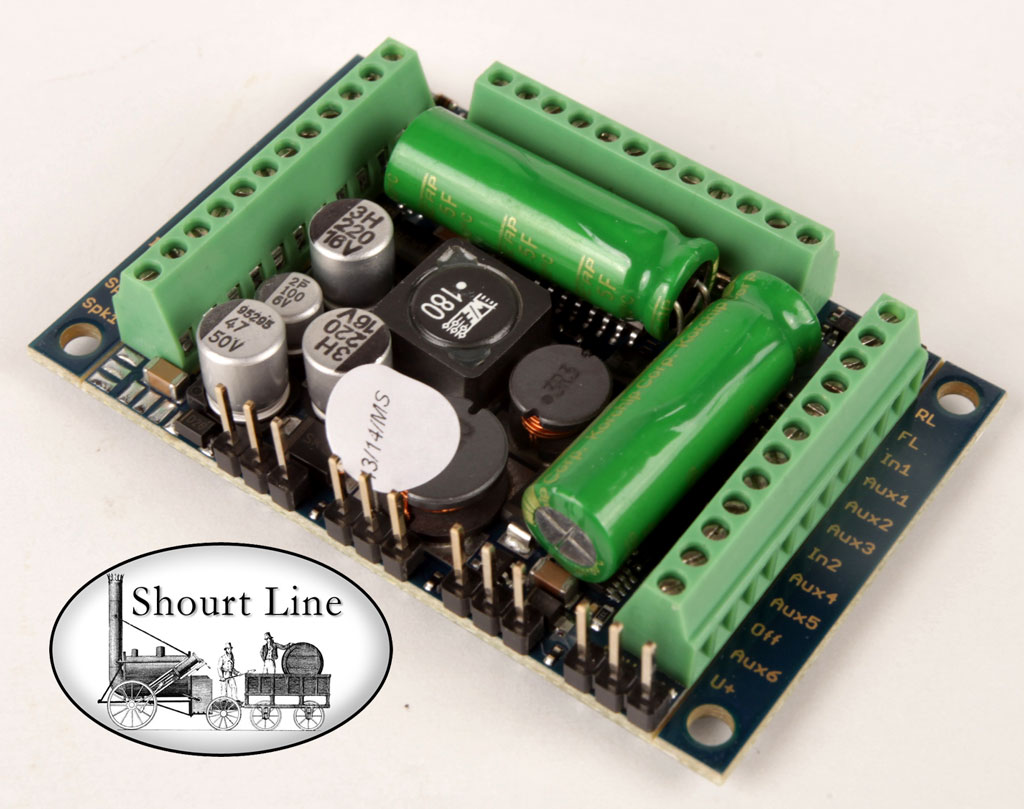 LokSound XL V4.0 Analog & DCC/MTS Digital 12 Watt Sound, 4Amp Motor, 12ea .5Amp Output, 4 Servo Output Decoder w screw terminal connectors