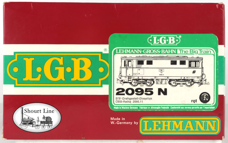 G Scale LGB 2095N ÖBB Diesel Red Loco Like New box label
