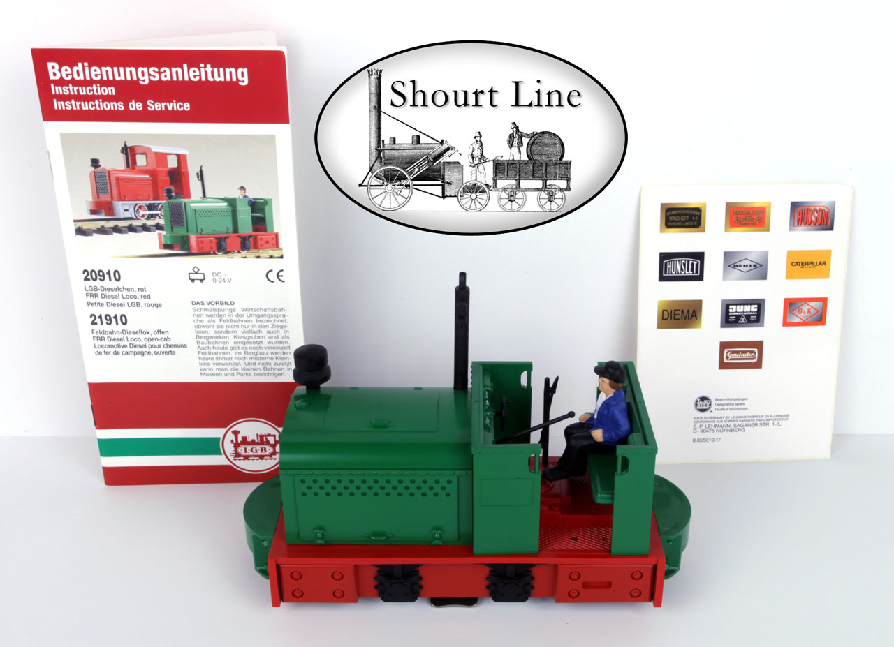 LGB 21910 Open Field Locomotive NEW Loco, Manual and Stickers