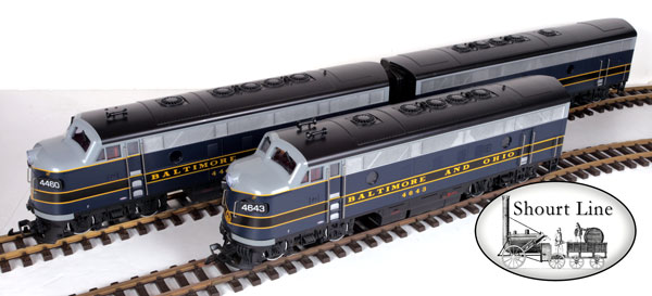LGB 70457 Baltimore and Ohio F7 A-B-A B&O Limited Edition + 6 Sound Magnets