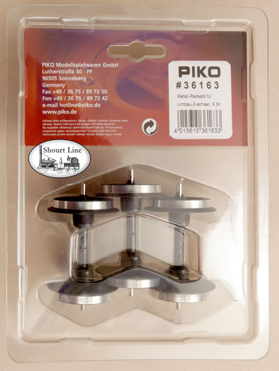 PIKO Metal wheel sets P 36163  back view