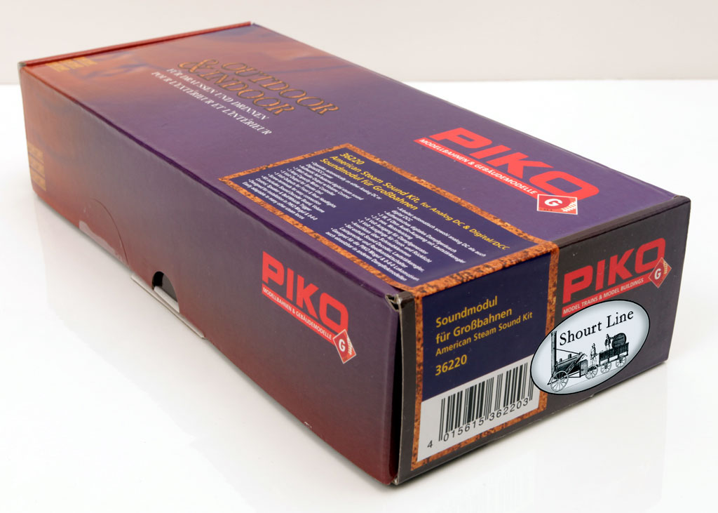PIKO 36220 DC-DCC-Analog American Steam Sound Motor Decoder Kit box