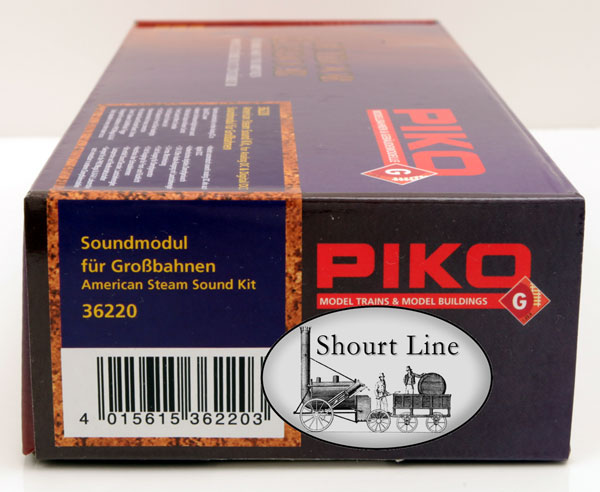 PIKO 36220 DC-DCC-Analog American Steam Sound Motor Decoder Kit box label