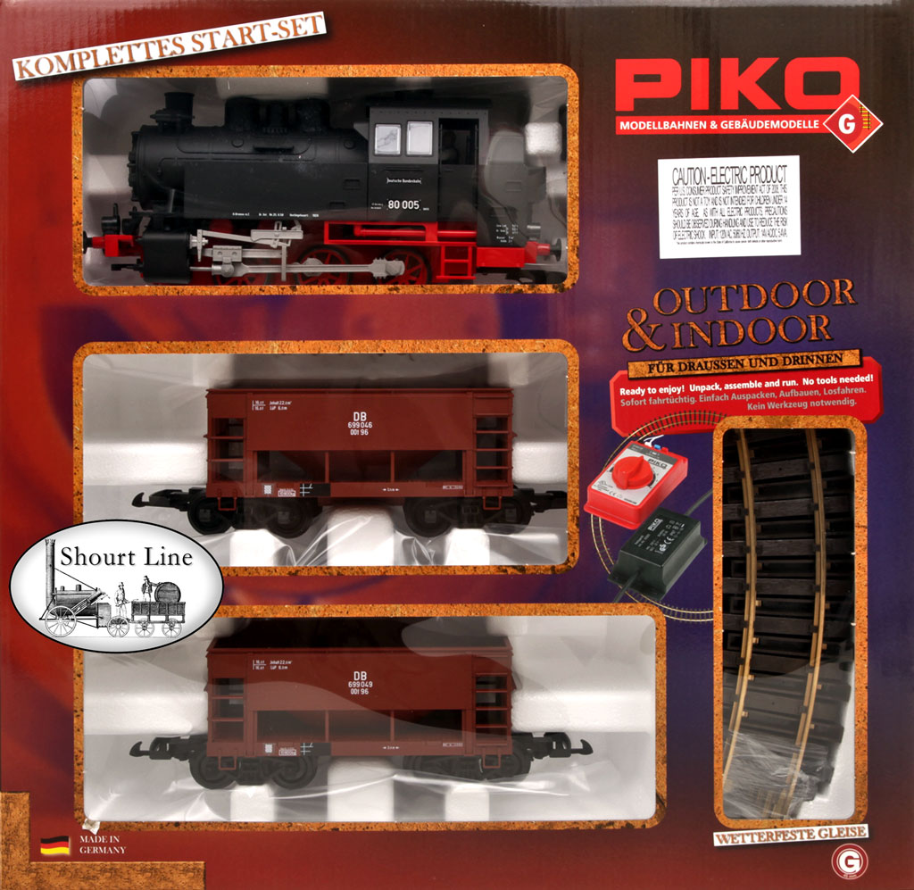 G SCALE PIKO 37100 BR 80 Ore Train Starter Set 120V box front
