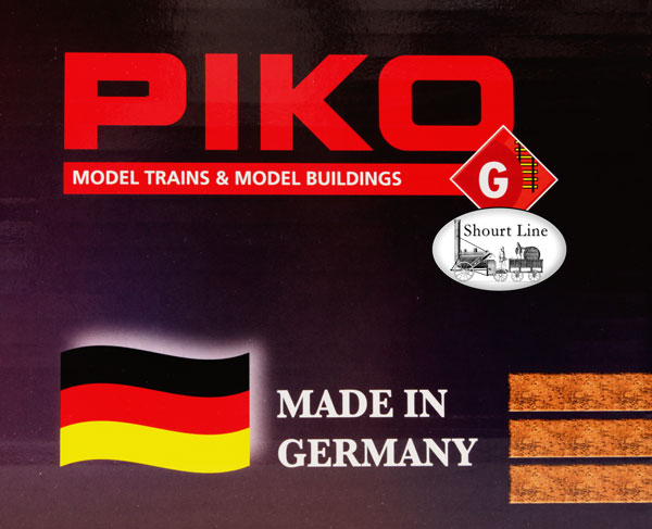 G SCALE PIKO 37100 BR 80 Ore Train Starter Set 120V Made in Germany Logo
