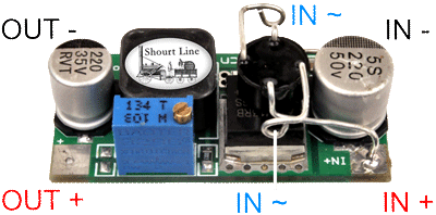 SL8453003	Precision Train Throttle & LED controller for power over 200 LEDs from AC,DC or DCC at 4 to 35 volts and includes anti-flicker circuitry