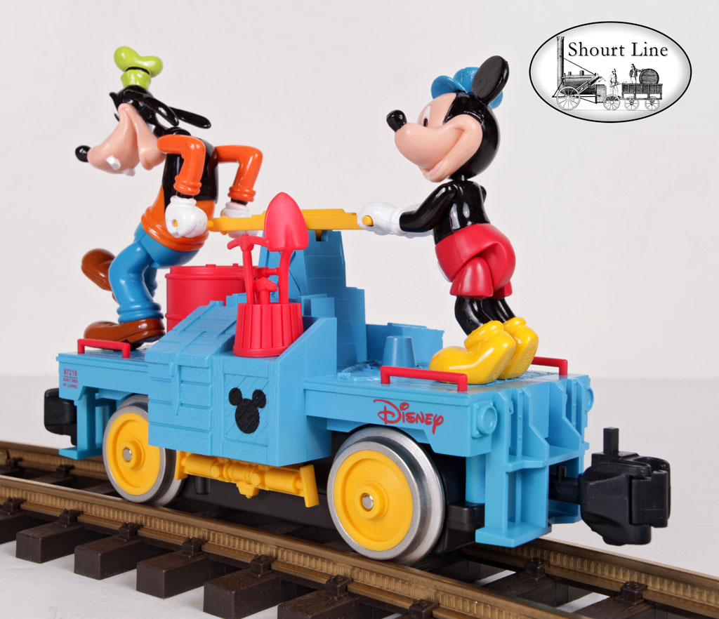 G Scale G Scale Lionel 8-87216 Animated Mickey & Goofy Handcar motorized NEW