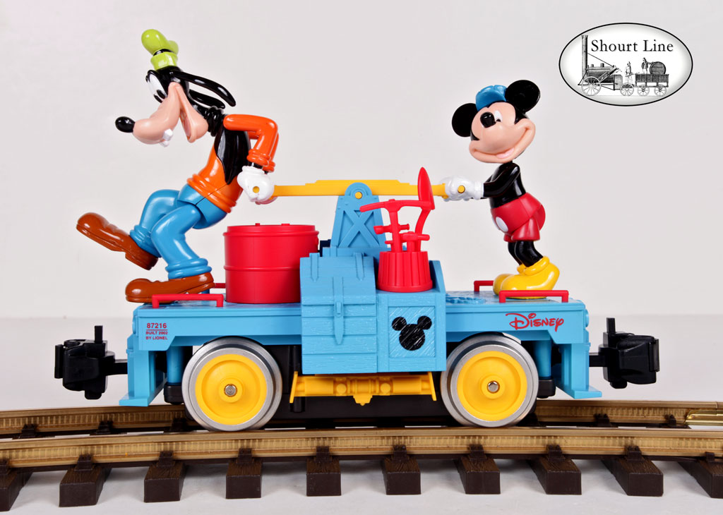 G Scale G Scale Lionel 8-87216 Animated Mickey & Goofy Handcar motorized NEW