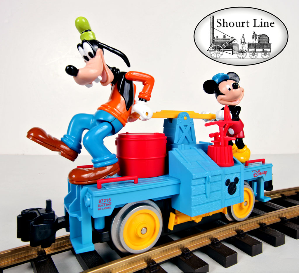 G Scale G Scale Lionel 8-87216 Animated Mickey & Goofy Handcar motorized NEW