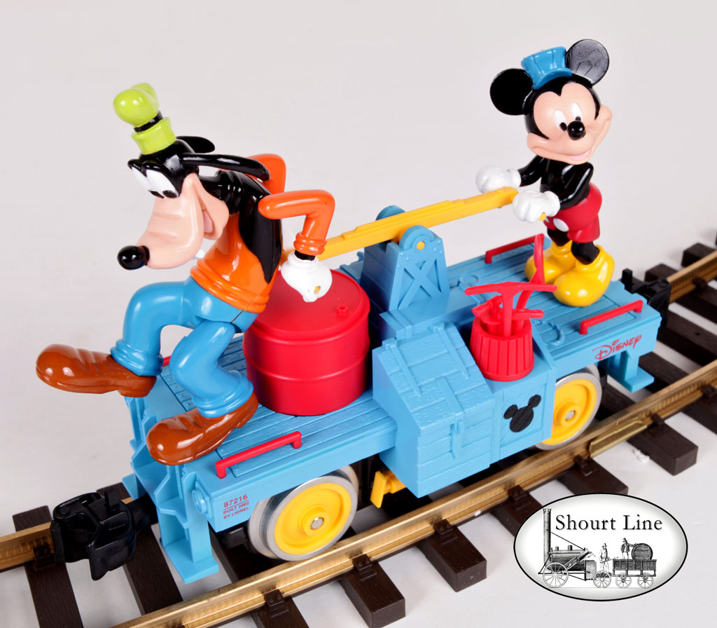 G Scale G Scale Lionel 8-87216 Animated Mickey & Goofy Handcar motorized NEW