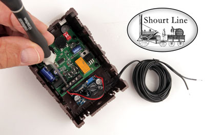 SL8453303 Precision Train Throttle & LED Controller AC,DC or DCC input 10' input, 3" ouput cables +3M pad