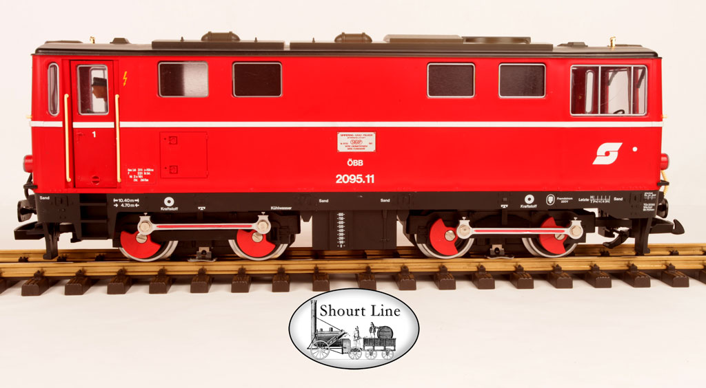 G Scale LGB 2095N ÖBB Diesel Red Loco Like New right drivers side