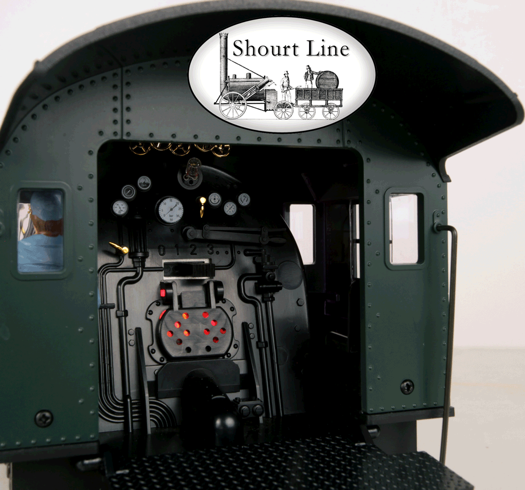 LGB 22871 SNCF 141R 640 French Green Mikado Steam Locomotive Smoke Lights Cab Interior