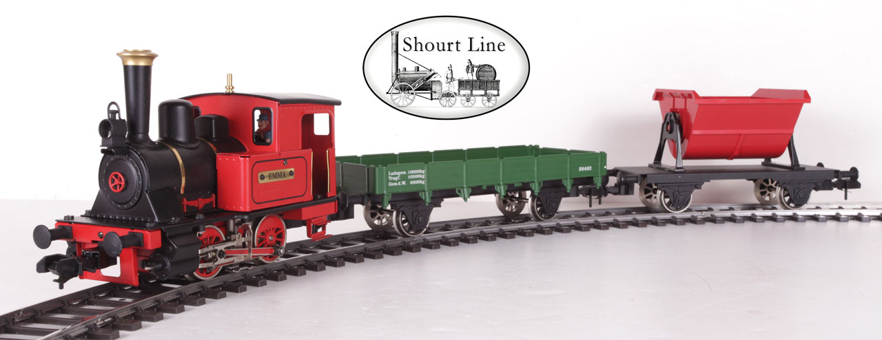 G Scale 1 Gauge Marklin Maxi Rare Emma Loco w Tipper and Low Side Gondola Set NEW Smoke & Lights All Metal - Mint