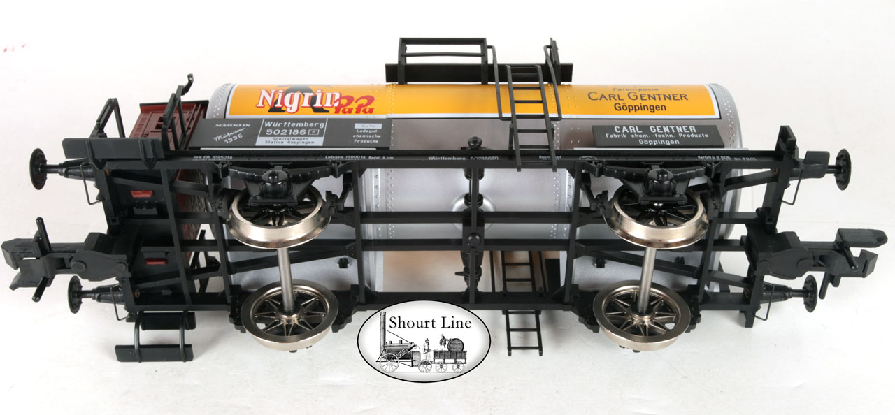 G Scale 1 Marklin 58063 Museumswagen 1996 Nigrin Papa Carl Genter Tank Car