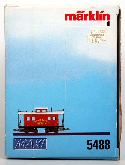 G Scale Marklin Maxi 5488 Central Pacific Caboose