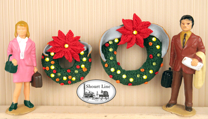 SL 12 and 16 LED Blinking Christmas Wreath