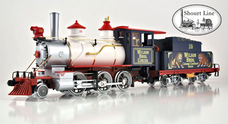 G Scale LGB 22192 WBC Wilson Brothers Circus Mogul Steam Locomotive & Tender Sound Smoke Lights NEW