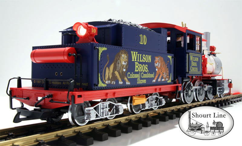 G Scale LGB 22192 WBC Wilson Brothers Circus Mogul Steam Locomotive & Tender Sound Smoke Lights NEW