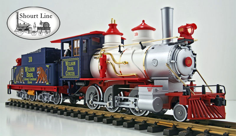 G Scale LGB 22192 WBC Wilson Brothers Circus Mogul Steam Locomotive & Tender Sound Smoke Lights NEW