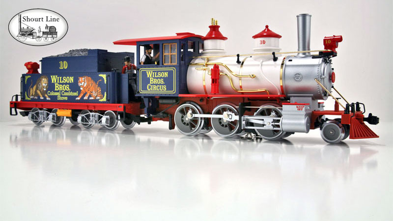 G Scale LGB 22192 WBC Wilson Brothers Circus Mogul Steam Locomotive & Tender Sound Smoke Lights NEW