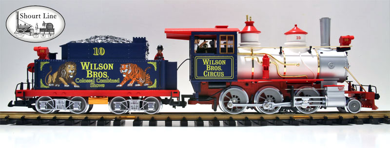 G Scale LGB 22192 WBC Wilson Brothers Circus Mogul Steam Locomotive & Tender Sound Smoke Lights NEW